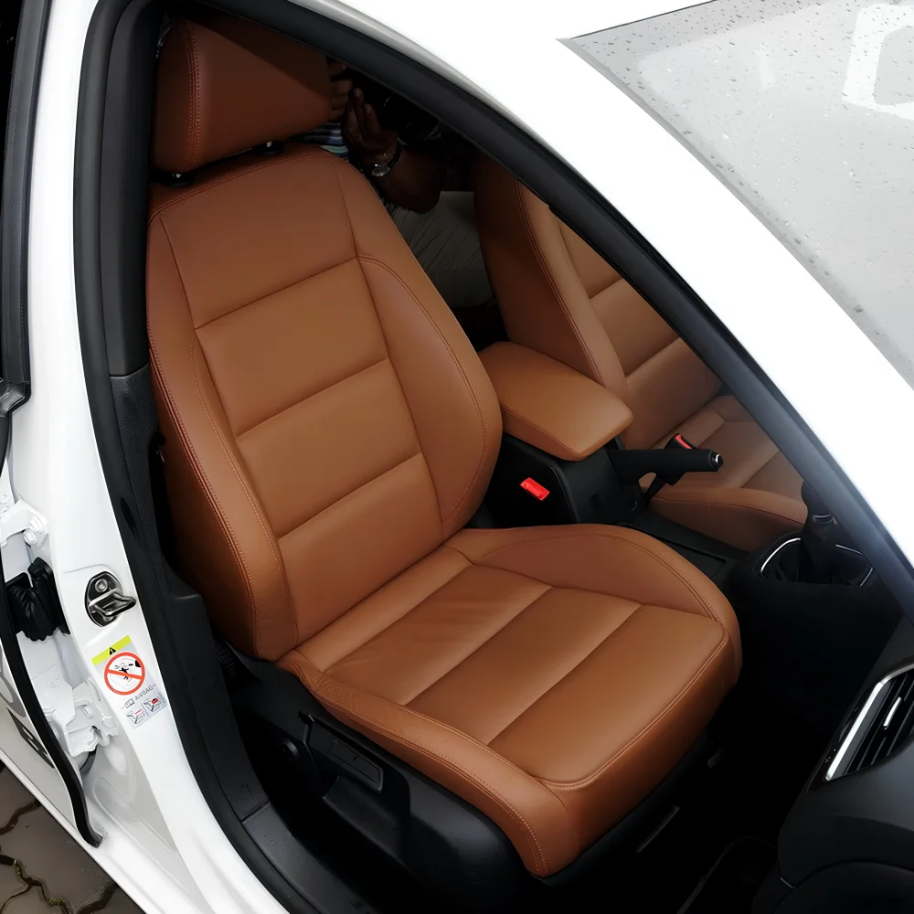For Volkswagen Eos 2006 2007 2008 2009 2010 2011 2012 2013 2014 2015 PU Leather Custom Car Seat Covers Full Set Accessories