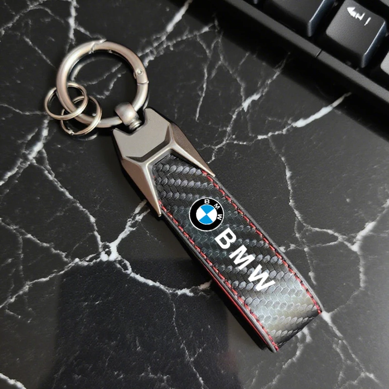 Car PU Leather Keychain rings gifts For BMW F30 F10 E90 F20 E46 E60 E70 E39 E36 E87 X7 E92 E91 E28 X3 X1 X2 X5 X6 E3 Accessories view 4