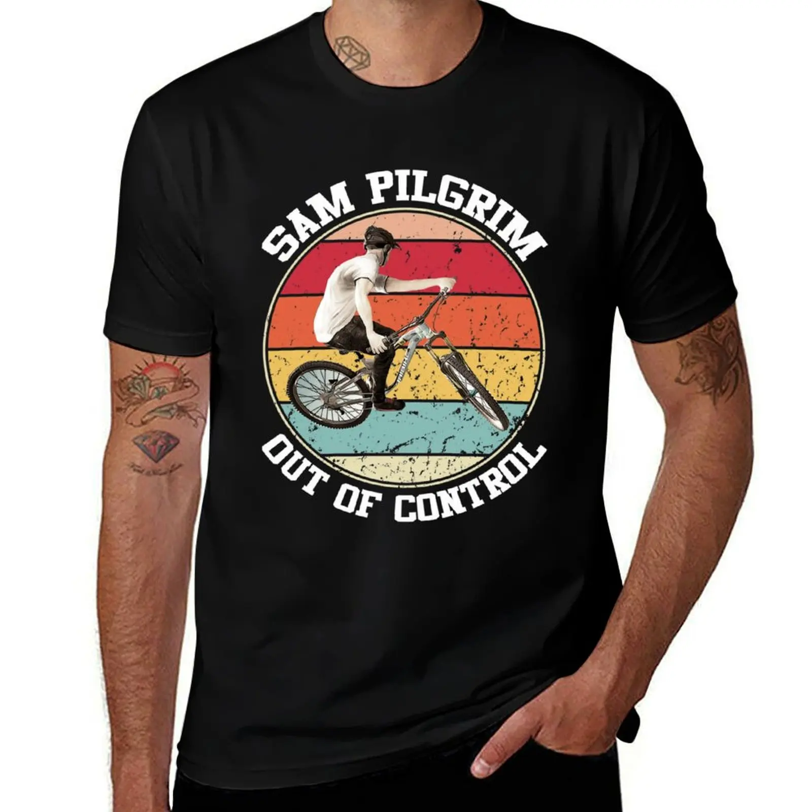 

Sam Pilgrim Out of Control T-Shirt croswit shirt man funny costumes graphic t shirt vintage Louboutins clothes for men