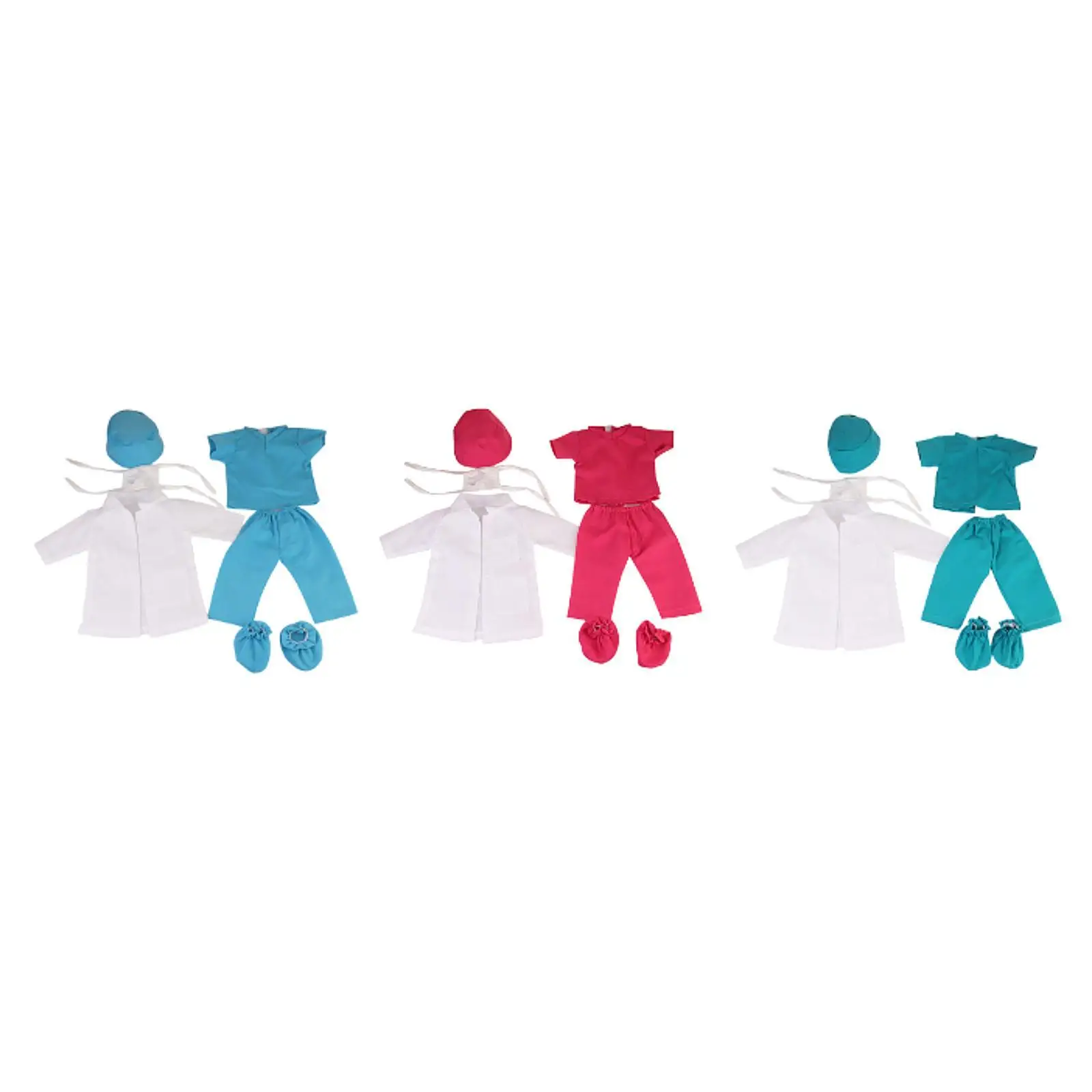 Muñecas Scrub 18icn Regalo de cumpleaños de Navidad Ropa de muñeca Ropa de muñeca para muñecas americanas Muñeca colgante Muñecas de 18 pulgadas Niños de 5 a 7 a 8 a 10 años