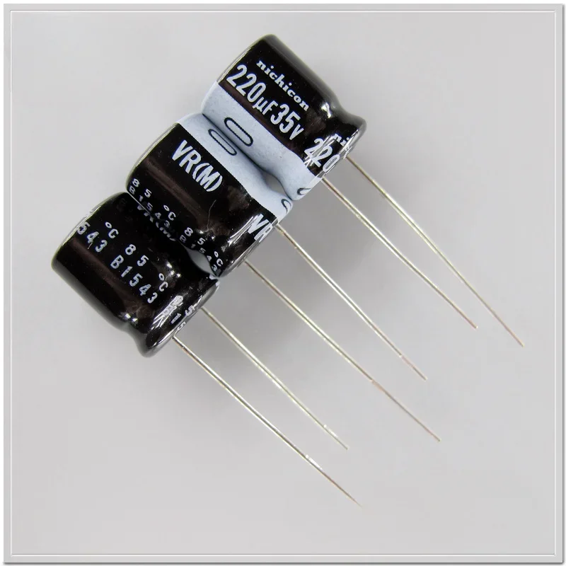 

10PCS/100PCS Nichicon VR Series 220uF/35V Electrolytic Capacitors 35V/220uF 10×12.5