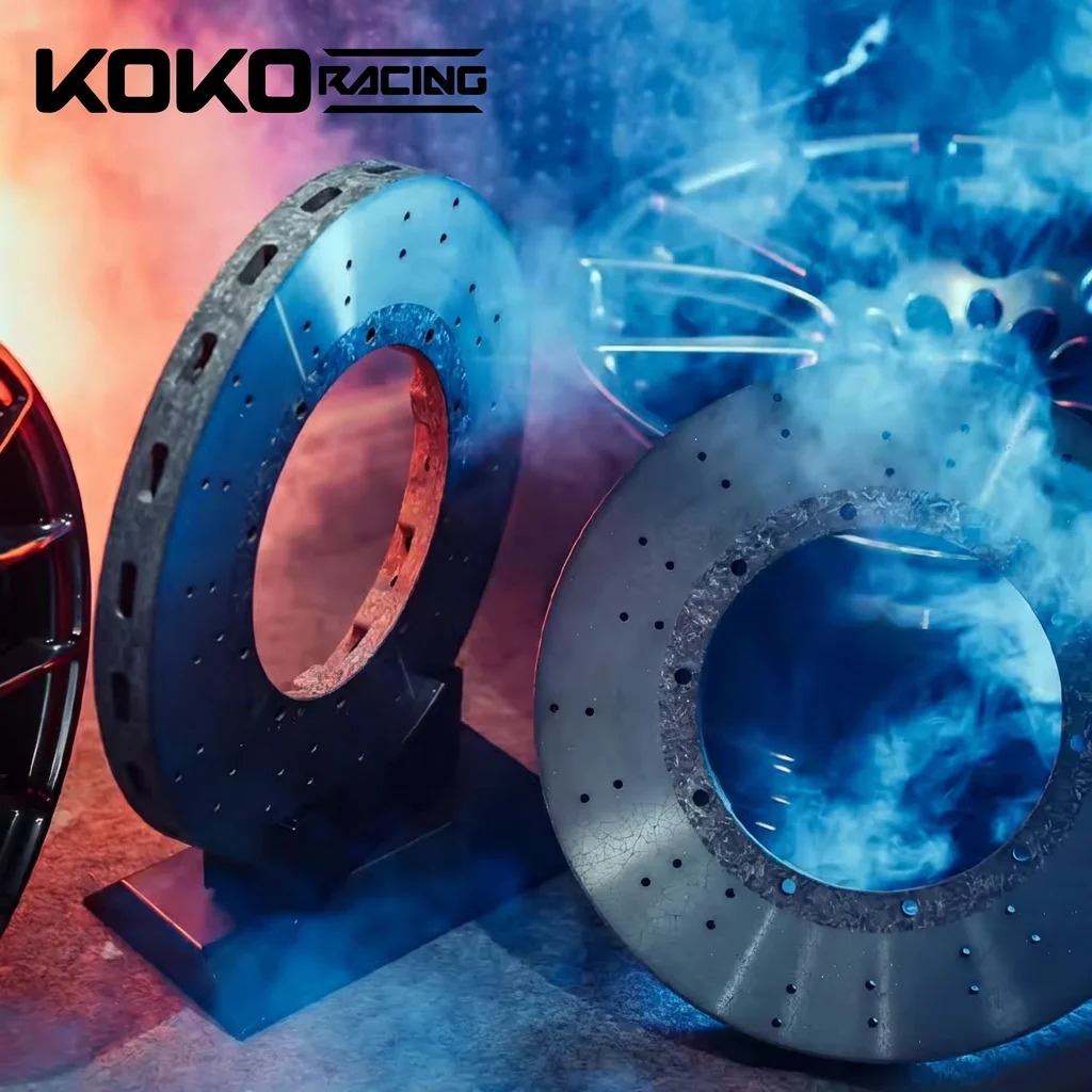 

Racing-grade carbon ceramic brake discs - reduce brake fade and improve braking performance in the Tesla Model S Plaid 2012+.