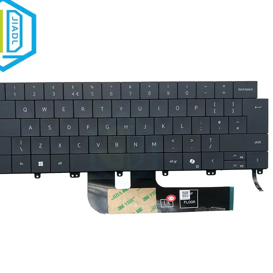 UK Original Keyboard Backlight For DELL 16 Premium DA16250 XPS 16 9640 Laptop Backlight Keyboard Replacement AI Version
