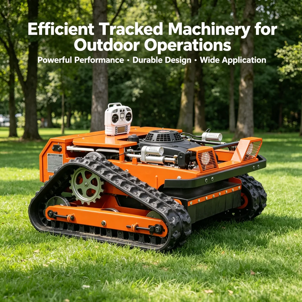 

Smooth Output Remote Control Lawn Mower Customizable Product for Uneven Ground Thick Grass Efficient Tool for Work