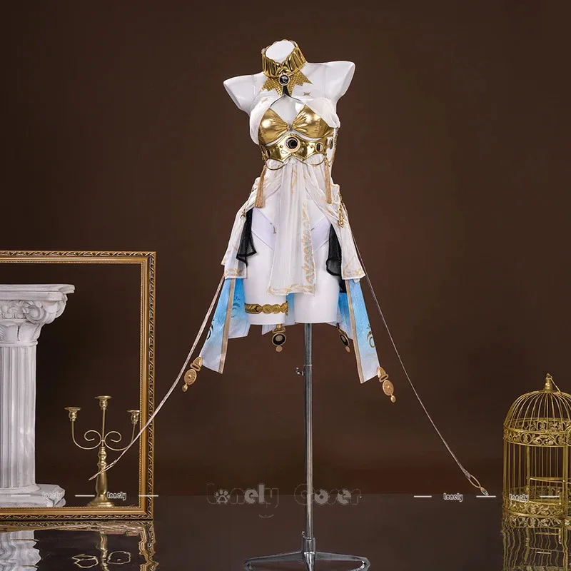 

2025 22, костюм для косплея Wuthering Waves Iuno, парик, платье, головные уборы, аксессуары, реквизит, полный комплект для женщин, девочек, мужчин, Rinascita