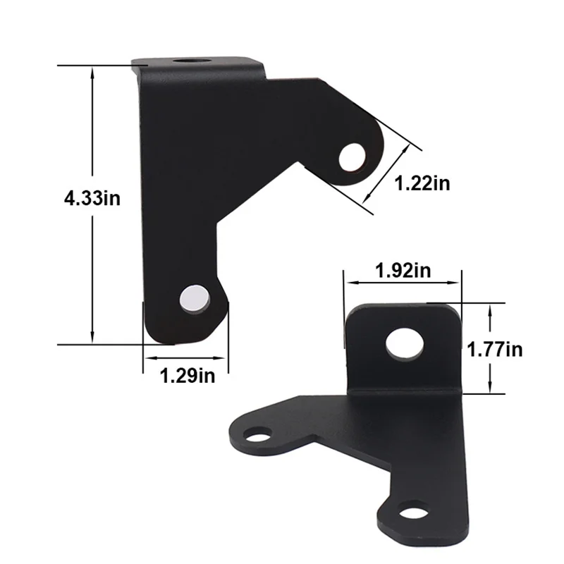 Car Tailgate CB Antenna Mount Holder Bracket for 07-17 JK Wrangler Spare TireTailgate Antenna