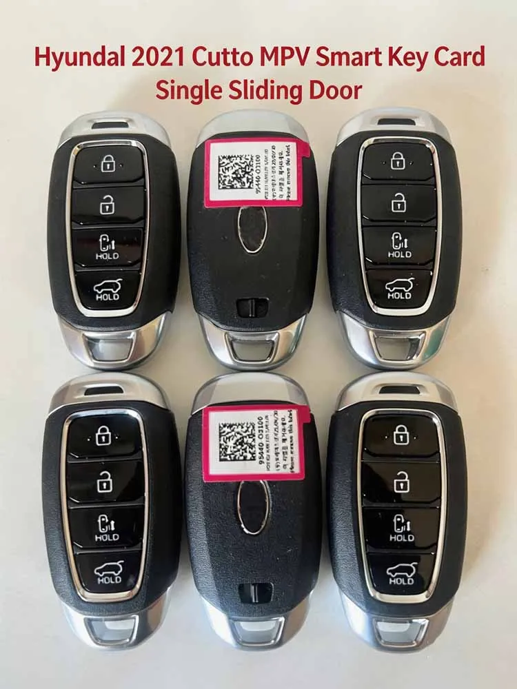For Hyundai Custo Custin MPV Original-Style Smart Remote Key 433MHz Built-in 6A Chip Part Number:95440‑03200 95440‑03100