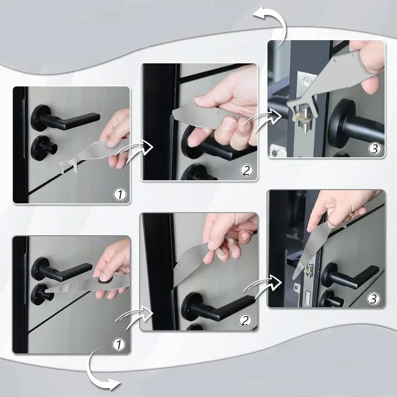 Lock Picking Fire Tool pompiere Multitool strumenti per vigili del fuoco Multitools in acciaio per molle strumento multiuso per leva strumenti per