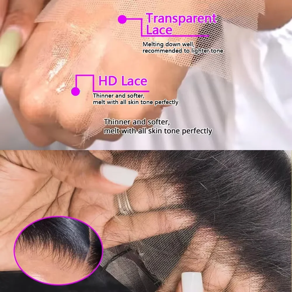 Peruca de Cabelo Humano Ondulado Natural Preto de 46 Polegadas, Densidade 220%, Peruca Frontal de Renda HD 13x4, Peruca de Cabelo Remy 7x6, Peruca Frontal de Renda Máxima 13x6