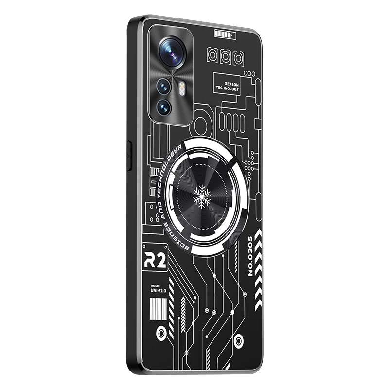 Aluminum Alloy Heat Dissipation Case for Xiaomi Mi 12 11 Pro 12S Ultra Case Graphene Cooling Red Copper Metal Cover