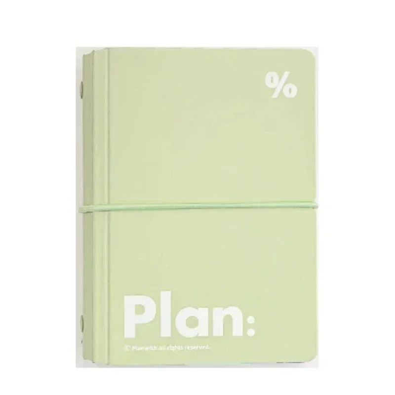 Imagem -06 - Portátil Minimalista Bolso Solto-folha Notebook Mini Binder Planejador Criativo Material Estudante Papelaria 40 Páginas por Livro a7