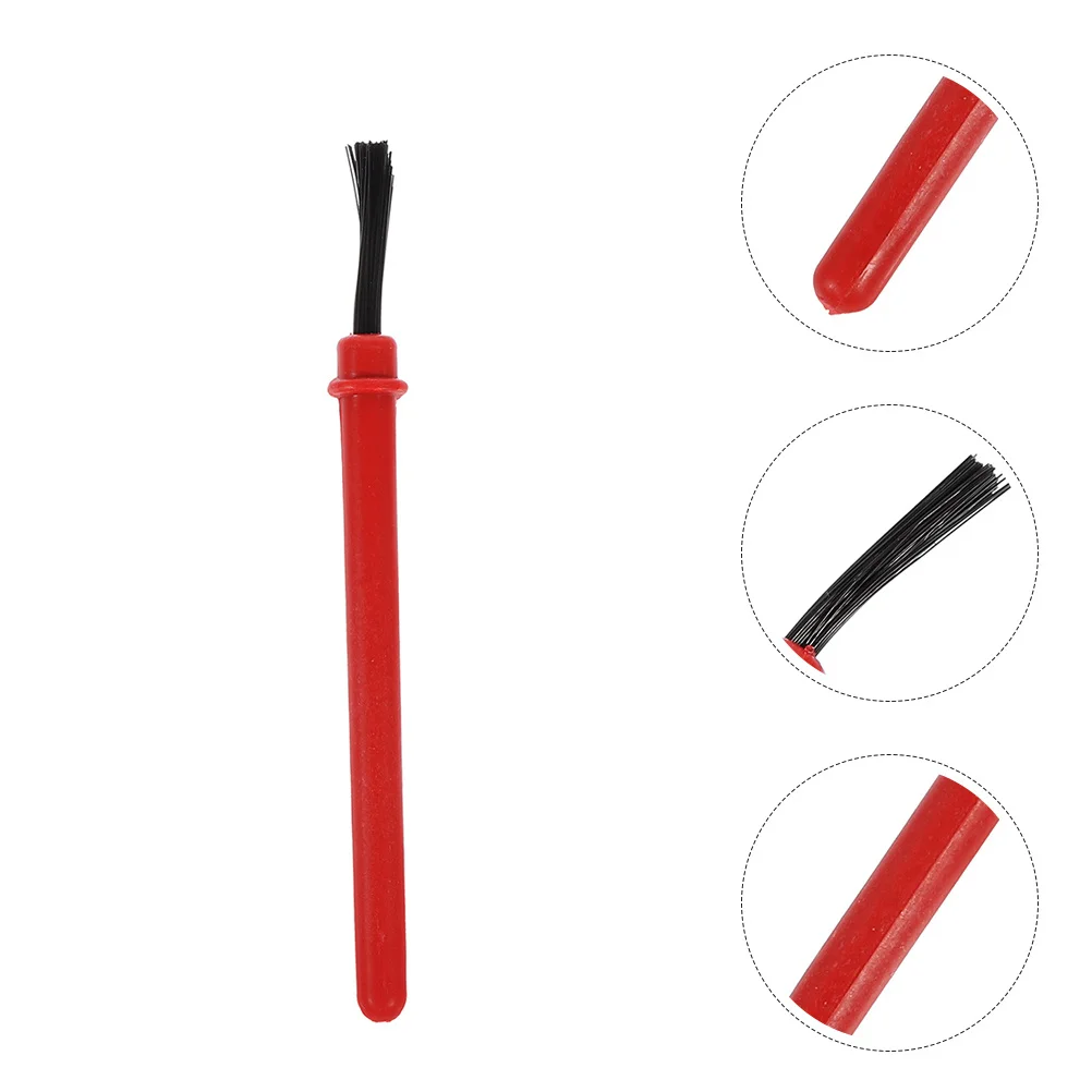 50 pennelli piccoli per set di pennelli per acquerello da 8,5 cm Manico rosso sicuro per progetti artigianali scolastici Uso sfuso