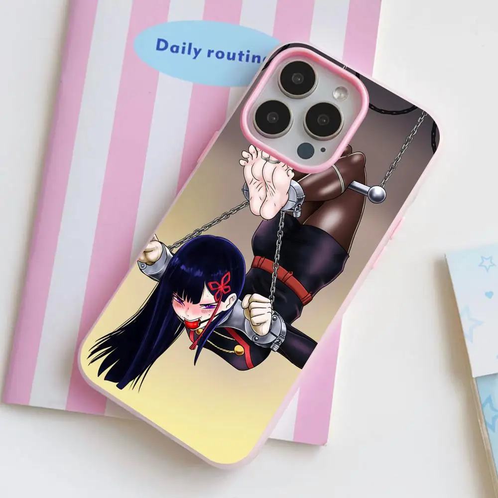 

Чехол Mato seihei Ren Yamashiro Jelly двухслойный розовый для iPhone 17 16 15 14 13 12 11 Air Pro Max Plus, защитный