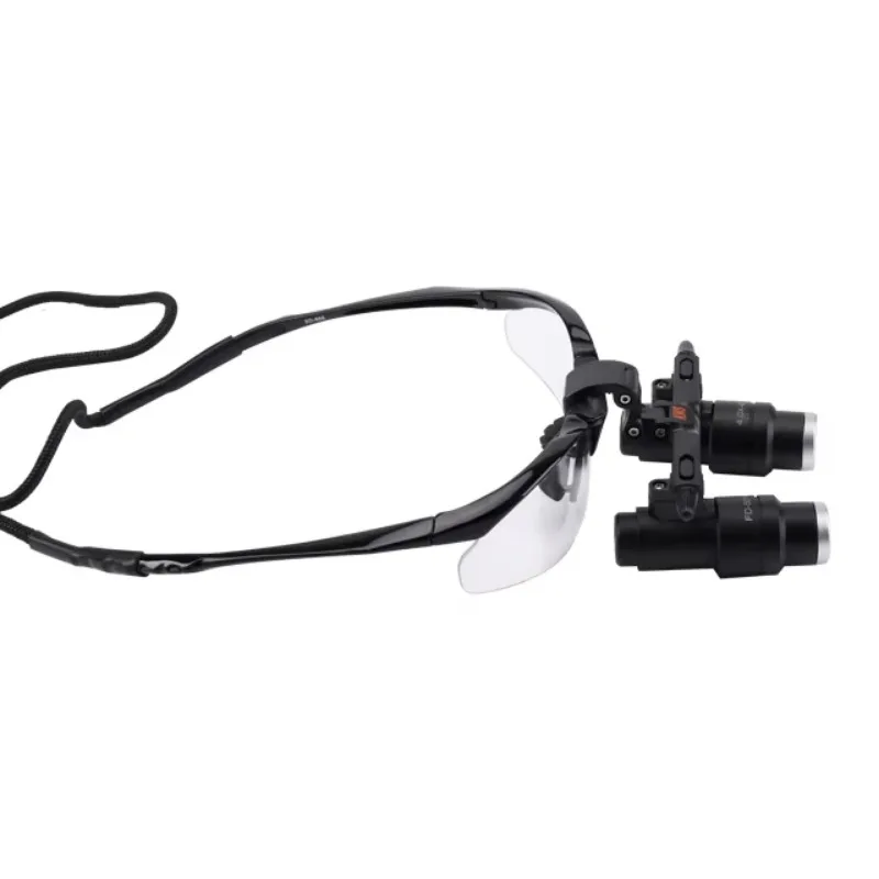 Dental 6X Loupe Magnifying Eyeglass for Dentist Pet Examination Loupes Adjnstable Medical Emergency High Quality Surgical