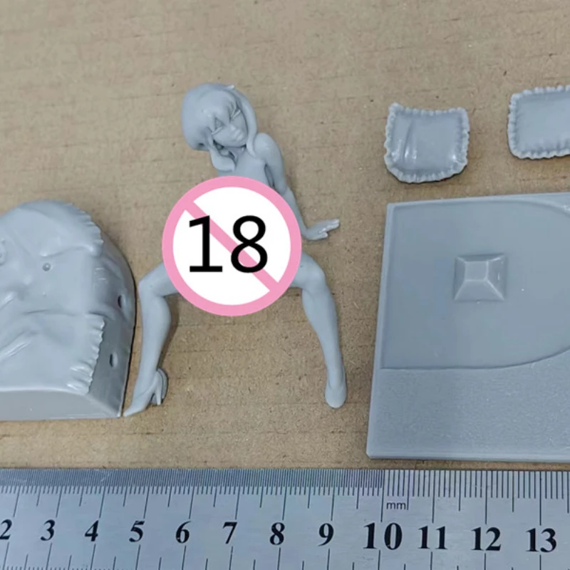 Holli Would Nsfw Full Resin Figure 1/24 Scale 75mm Assemble Miniature Model Kit Unassembled Unpainted Diorama Toys