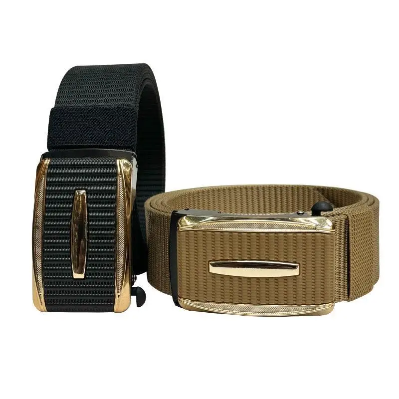 Men's Durable Polypropylene Belt Breathable for Outdoors Alloy Buckle for Hiking and Camping