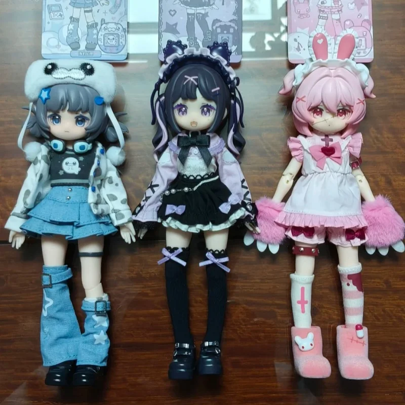 

Новая глухая коробка, оригинальная бесплатная консультация, электронная милая серия для домашних животных, загадочная коробка, 12 очков, Bjd, экшн-кукла, трендовая игрушка, декор, игрушка в подарок