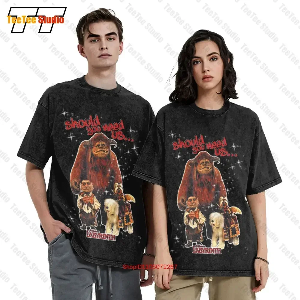 Labyrinth Should You Need Us Vintage Oversized T-Shirt WCS4