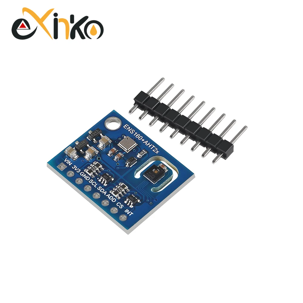 1-10pcs ENS160+AHT21 CARBON Dioxide CO2 eCO2 TVOC Air Quality And Temperature And Humidity Sensor Replace CCS811 For Arduino