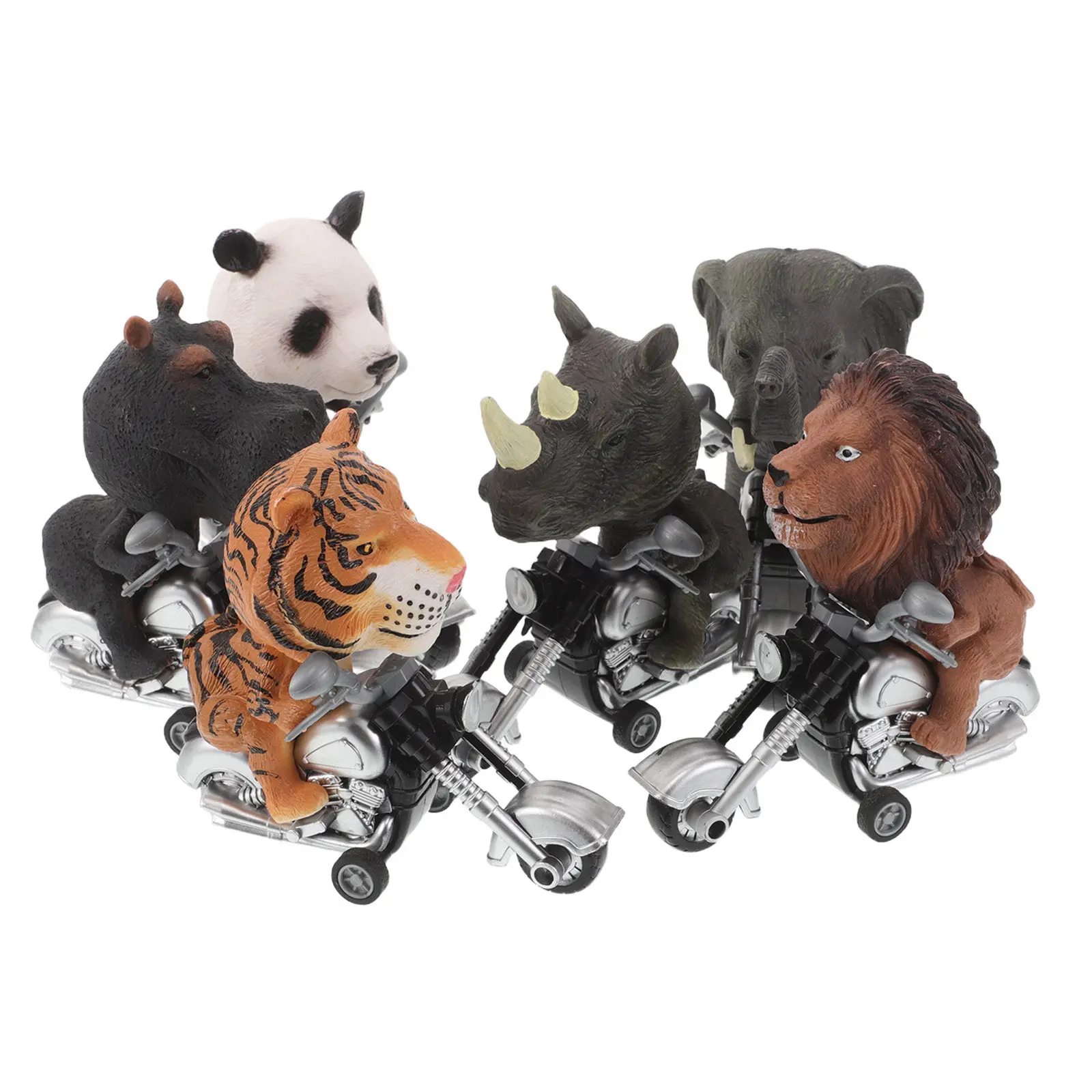 

Набор из 6 машинок-динозавров для детей, инерционные, на откатном механизме, для игр на улице, развивающий подарок