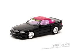 Tarmac Works 1:64 MB SL 500 Koenig Specials Black Diecast Model Car