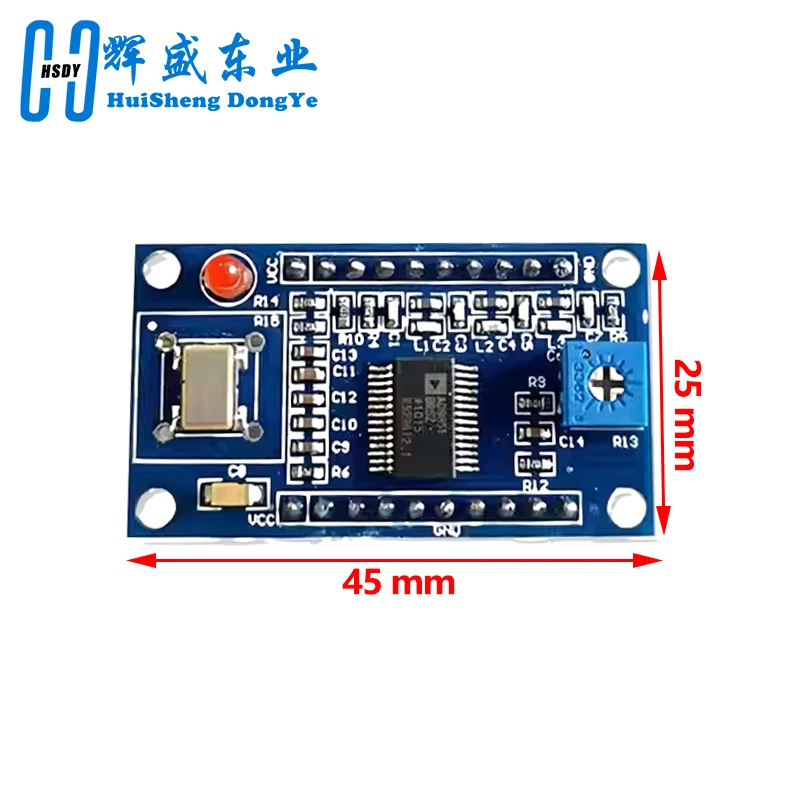 AD9850 AD9851 DDS وحدة مولد الإشارة مجلس التنمية 0-70 ميجا هرتز 0-40 ميجا هرتز 2 موجة جيبية و 2 موجة مربعة 125 ميجا هرتز 30 متر مذبذب #2