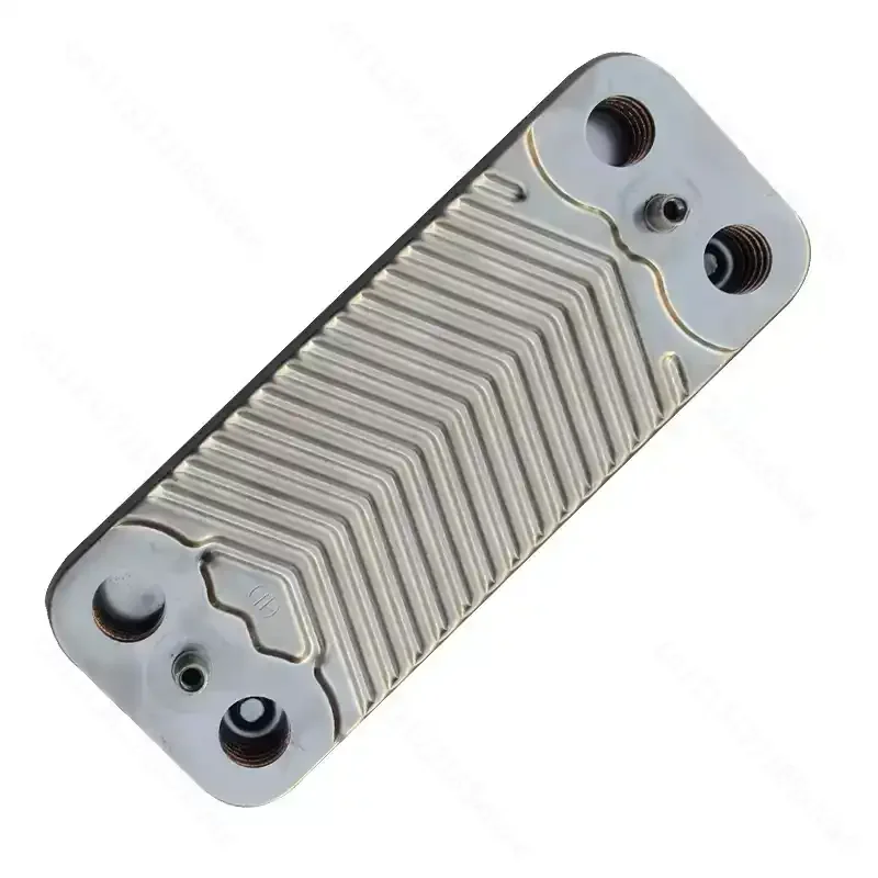 Cross Flow / Parallel Flow Auxiliary Plate Heat Exchanger, Hot Cold Water Exchanger for Gas Wall Hung Boiler Replacement Parts