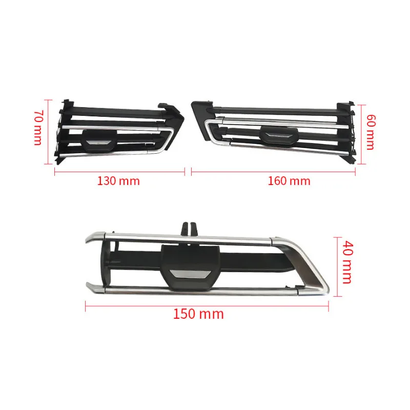 Car Front Middle AC Air Conditioner Vent Grill Slider Clip Repair Kit For BMW X5 X6 X7 G05 G06 G07 6411 9458 541/6422 9399 467