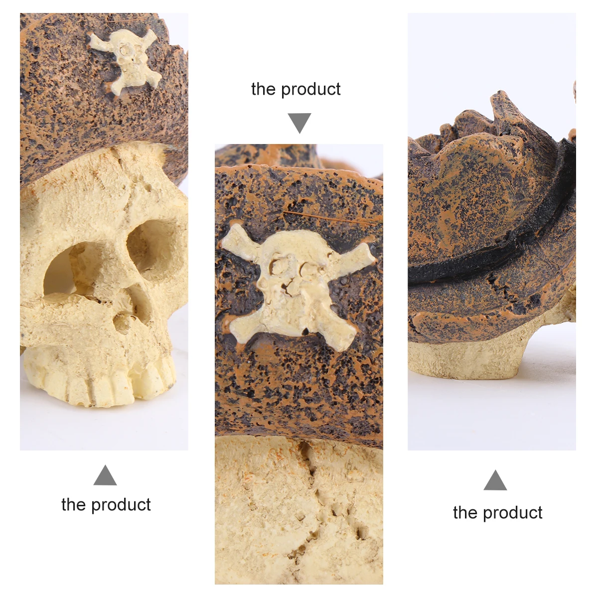 

Skull Patterned Decoration Simulated Pirate Desktop Ornament Decorations