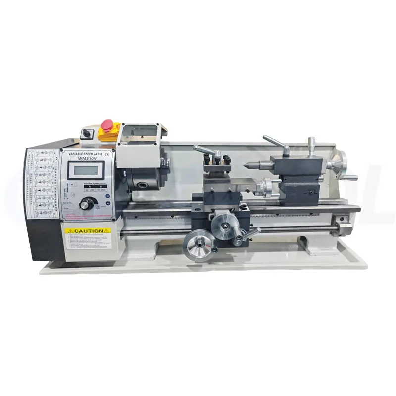 210A Intelligent Electronic Hanging Wheel Lathe Mechanical Metal Lathe High-precision Punching 900W/1100W Woodworking Lathe