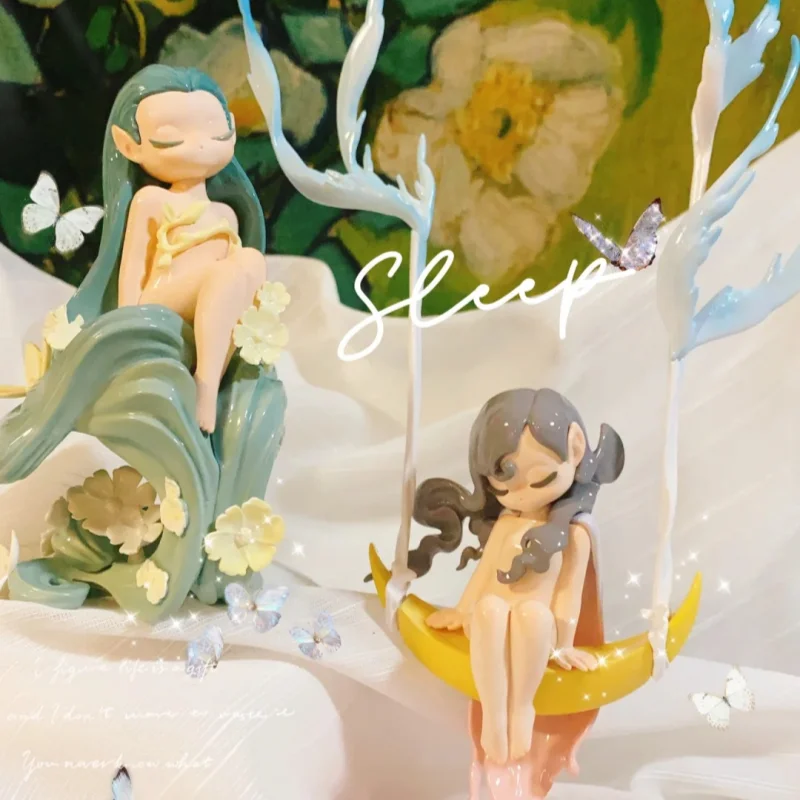 Серия Sleep Dreamland Elves, слепая коробка, загадочная коробка, милая фигурка, Коллекционная игрушка, украшение для рабочего стола, подарок для дня рождения, игрушки