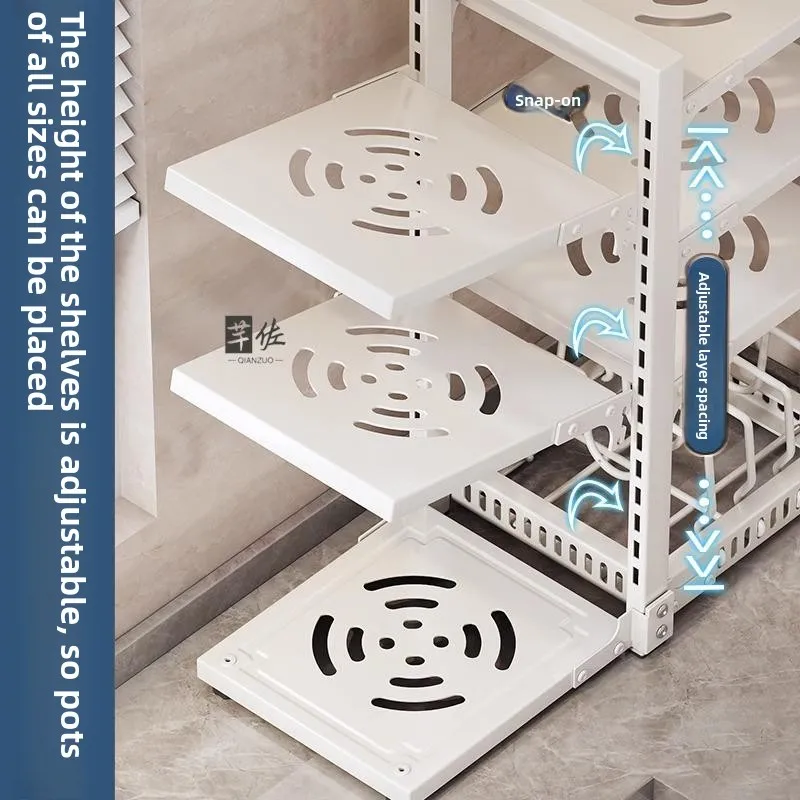 

Кухонный многофункциональный держатель для кастрюли Ra, раковина под шкафом, подставка для кастрюли из нержавеющей стали, органайзер