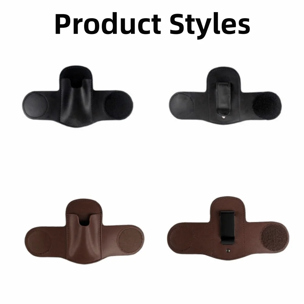 Hook Loop Closure Stethoscope Holder Clip PU Leather Durable Stethoscope Holder Magnetic Holder Compact Stethoscope Carry Case
