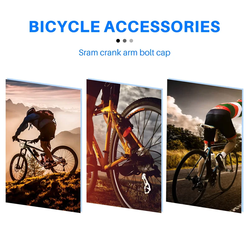 -A94Z 2 قطعة غطاء ذراع كرنك متوافق مع نظام SRAM Dub، غطاء جانبي من سبائك الألومنيوم الأسود M18/M30 BB30 /Dub، غطاء تثبيت ذراع الساعد #1