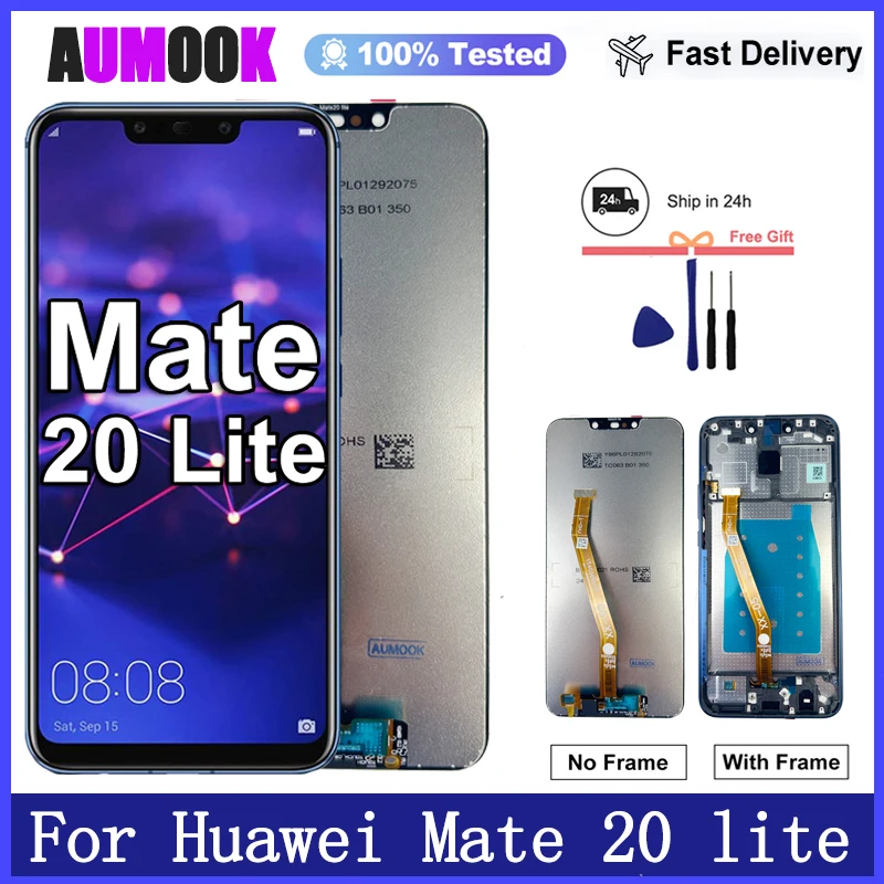 Pantalla nueva de 6,3 pulgadas para Huawei Mate 20 lite pantalla LCD Digitalizador de pantalla táctil para Mate 20 Lite SNE-LX1 LX2 LX3 reemplazo de la pantalla