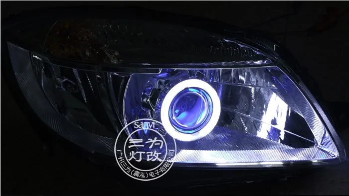 car bumper headlamp for skoda Fabia headlight 2012y LED DRL car accessories HID xenon for skoda fabia fog light