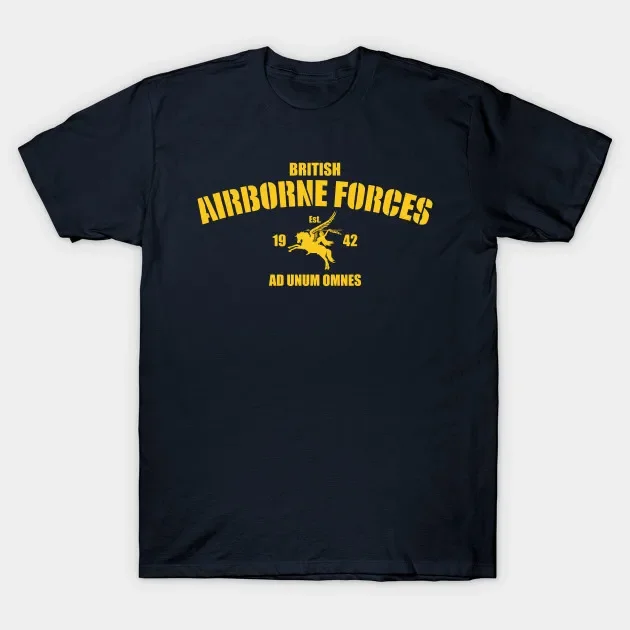British Airborne Forces Parachute Regiment T-Shirt 100% Cotton O-Neck Summer Short Sleeve Casual Mens T-shirt Size S-3XL