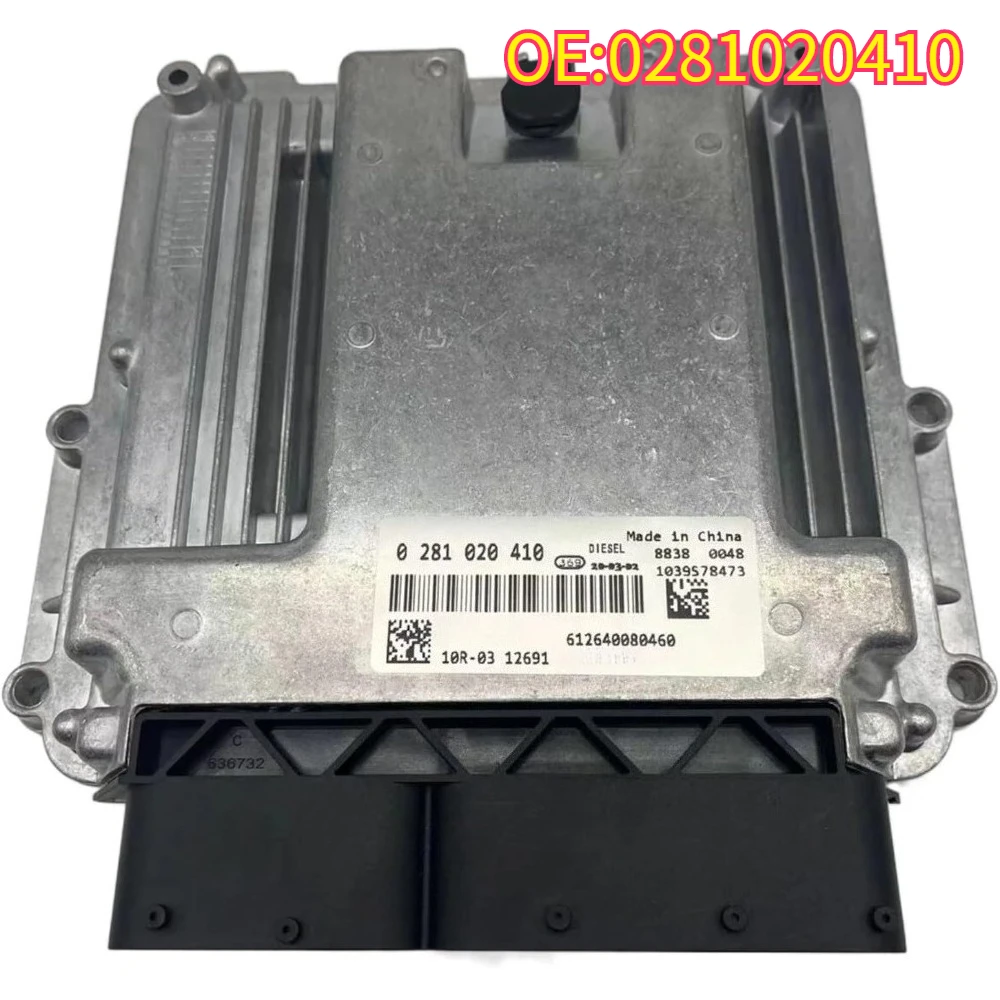 

For 0281020410 0281 020 410 Motorcomputerbord ECU ECM EDC17V44 612640080460 Voor Wei1ch1ai
