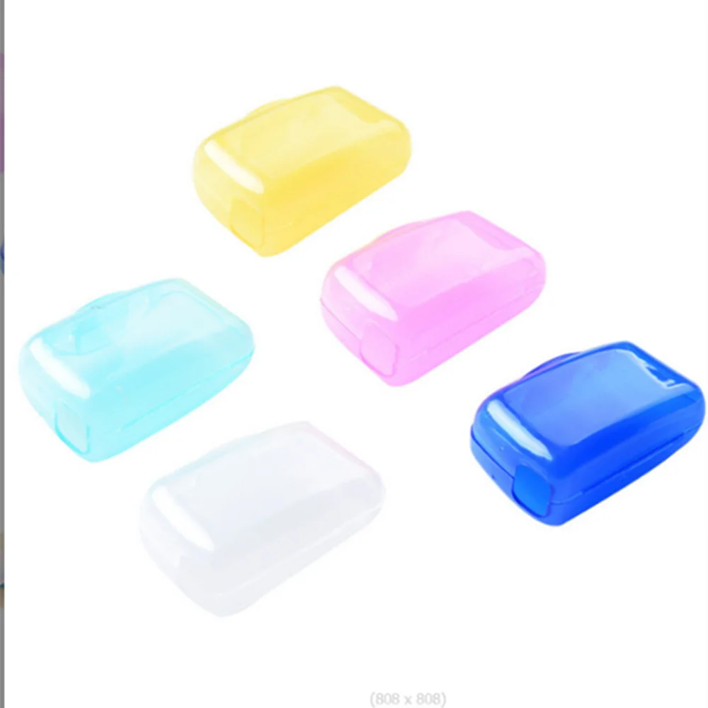 

100pcs Portable Toothbrush Cover Holder Health Germproof Toothbrushes Protector Travel Hiking Camping Brush Cap Case