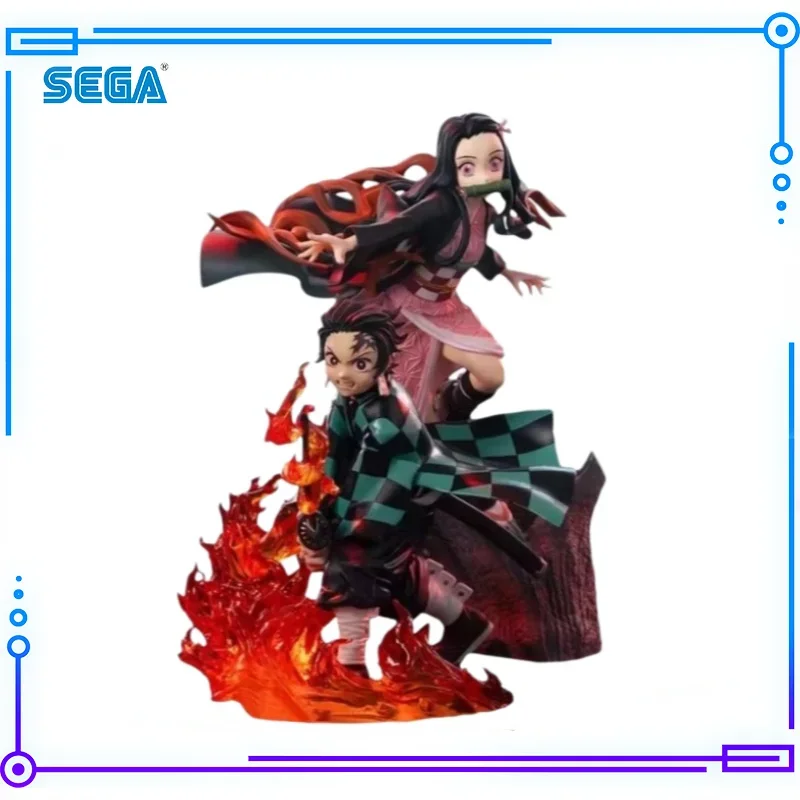 Authentic SEGA Xcrosslink Demon Slayer Blade Charcoal Jiro Midori Bean Scenery Handmade Ornament Anime Game Collection