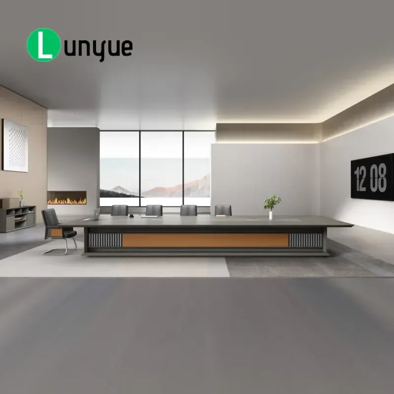Modern Luxury Office Conference Table 8 10 12 16 Seater Meeting Desk for Business Boardroom High Quality Competitive Price
