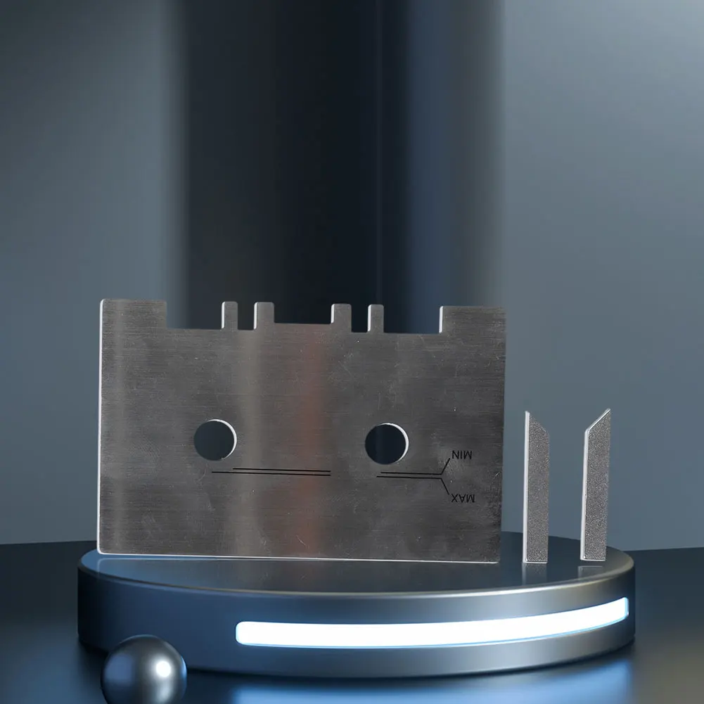 Set di manometri per cassette Kit di misuratori guida ad alta precisione per allineamento meccanico con barra di controllo da 2 pezzi Nastro facile da installare