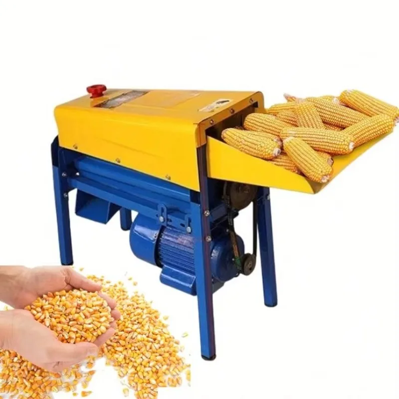 Maize Sheller Thresher Machine Corn Peeler Sheller Electric Farm Grain Husker Equipment High Capacity Shelling