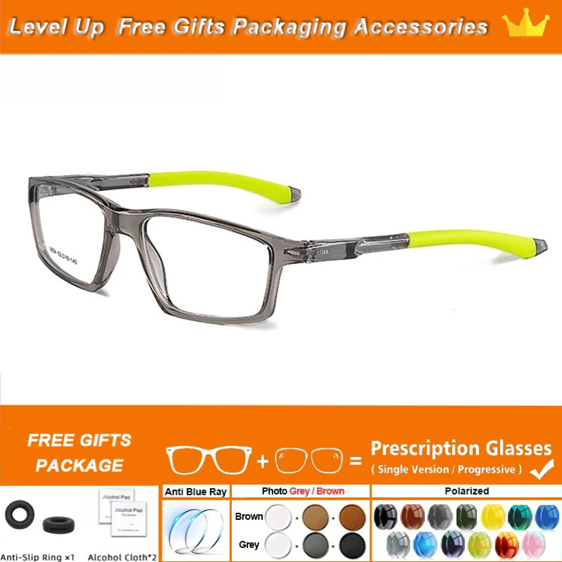 نظارات OLLYMURS الرياضية للرجال والنساء للجري مقاومة للانفجار TR90 نظارات مضادة للضوء الأزرق قابلة للتخصيص وصفة طبية فوتوكروم