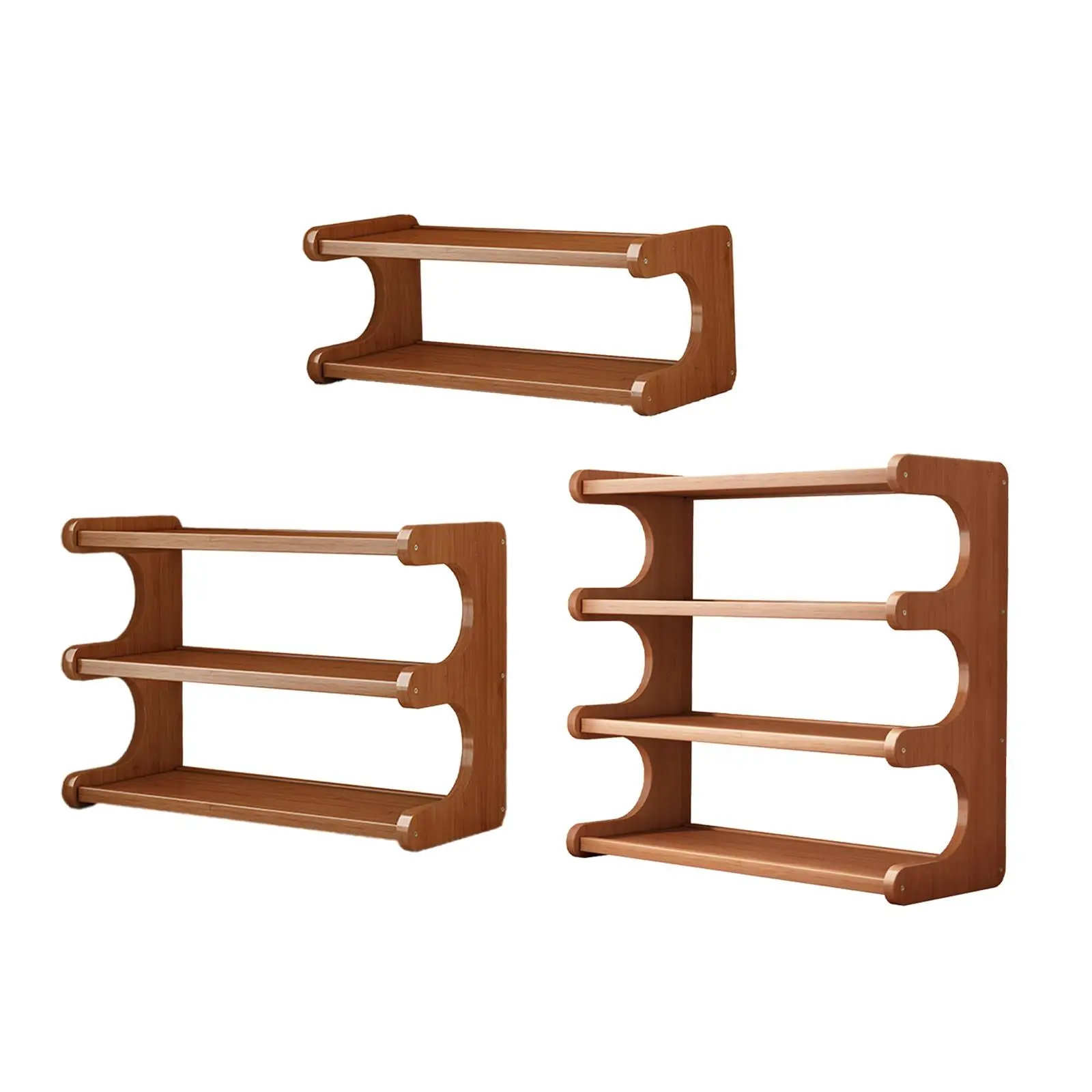 Storage Rack Tabletop Stand Display Shelf, Desk Shelf, Coffee Mug Holder, Desk Bookshelf Organizer for Home, Living Room