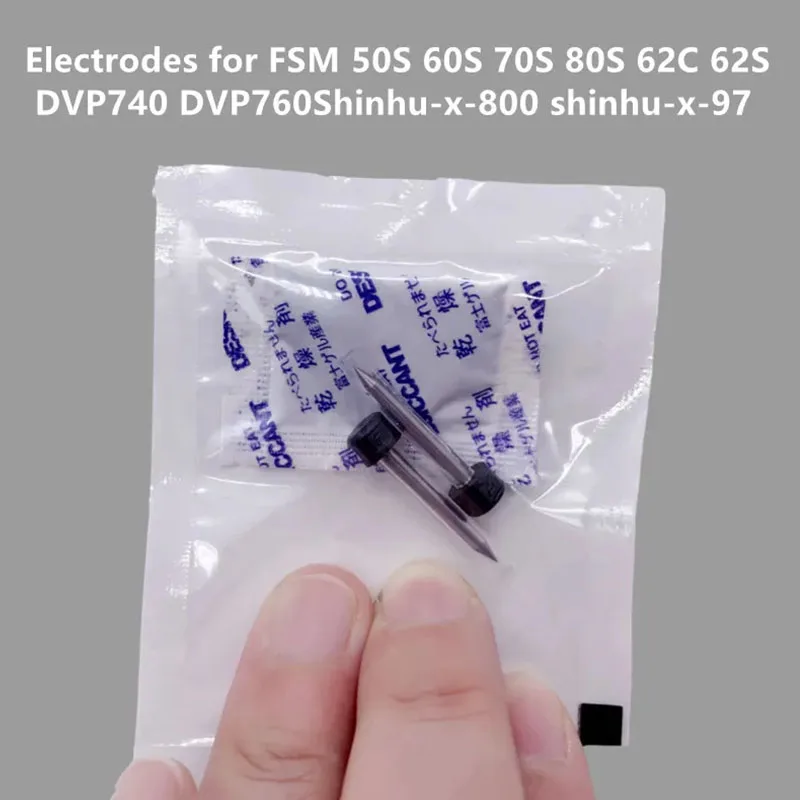 

Optic Fiber Electrodes for DVP740 DVP760 FSM 50S 60S 70S 80S 62C 62S Shinhu-x-800 shinhu-x-97 Elecrodes Rod for Fusion Splicer