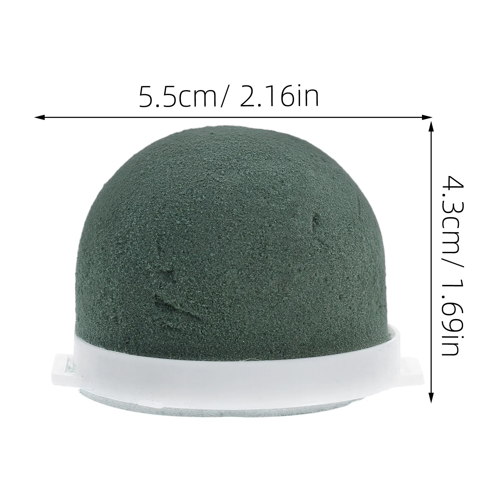 12Pcs Mini Floral Foam Round Holders Stable Base for DIY Flower Arrangements Wedding Table Centerpiece Floral Craft Supplies