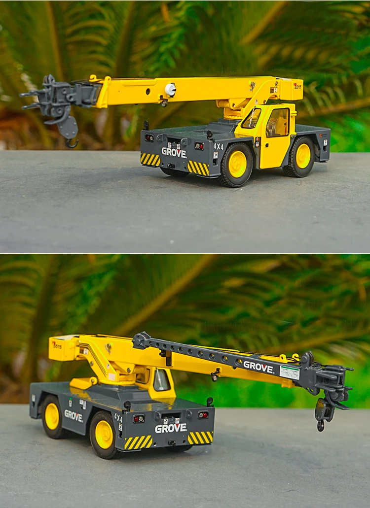 1:50 TWH Grove Crane Model All Terrain Crane Truck Gift Boys