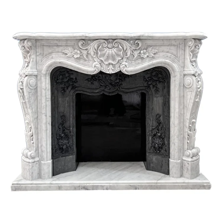 Hand Carved Decorative Fireplace Marble Fireplace Fireplace Surround