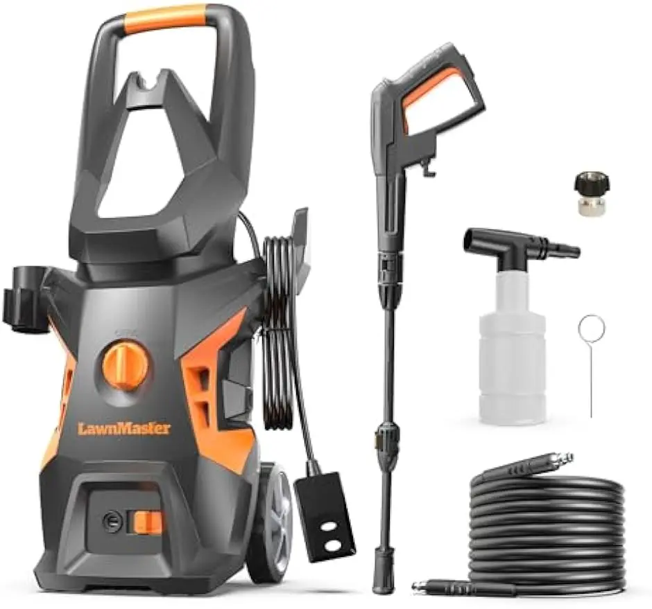 

Electric Pressure Washer 2100 PSI 1.4 GPM with Foam Bottle for Home Cleaning